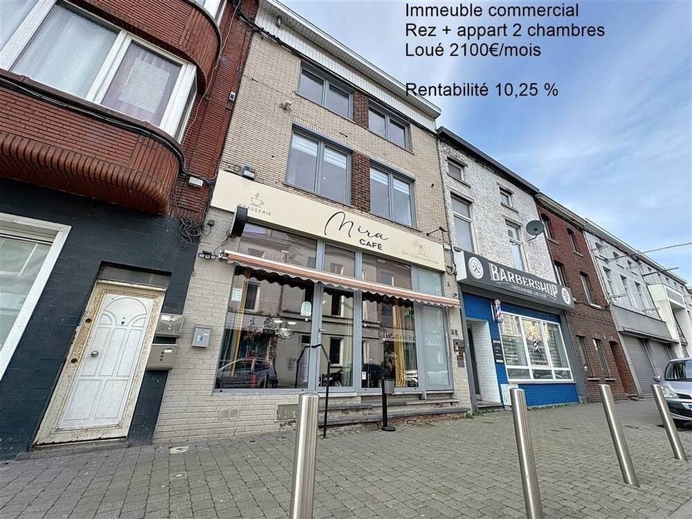 Immeuble de rapport - Immeuble à appartement à vendre à Châtelineau 6200 245000.00€ 4 chambres 210.00m² - annonce 488625