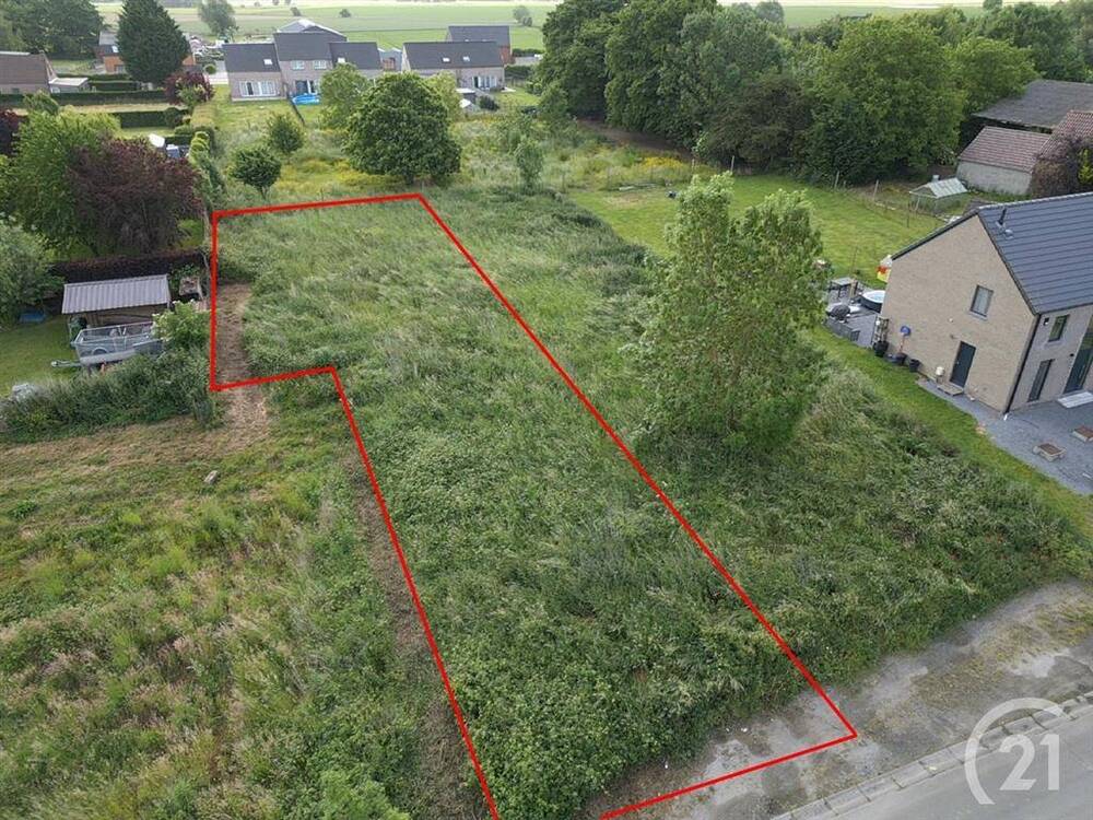 Terrain à vendre à Chièvres 7950 59500.00€ chambres m² - annonce 504487