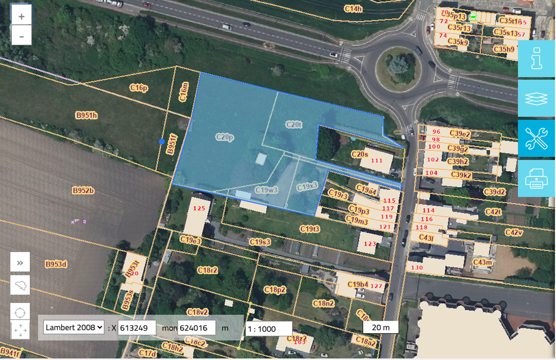 Terrain à vendre à Quaregnon 7390 180000.00€ chambres m² - annonce 503226