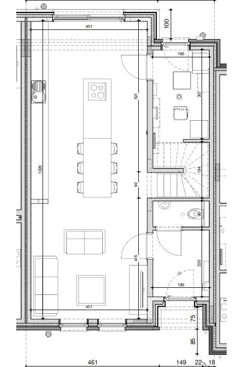 Maison à vendre à Mons 7000 319000.00€ 3 chambres 160.00m² - annonce 496477