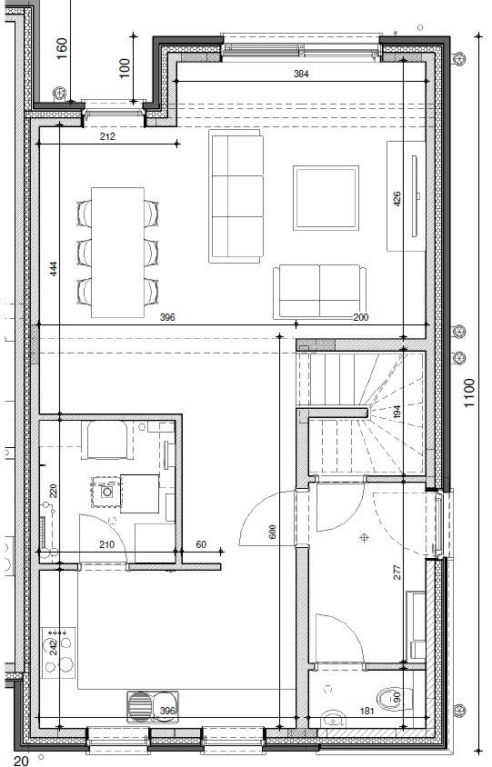Maison à vendre à Mons 7000 308000.00€ 3 chambres 134.00m² - annonce 496478
