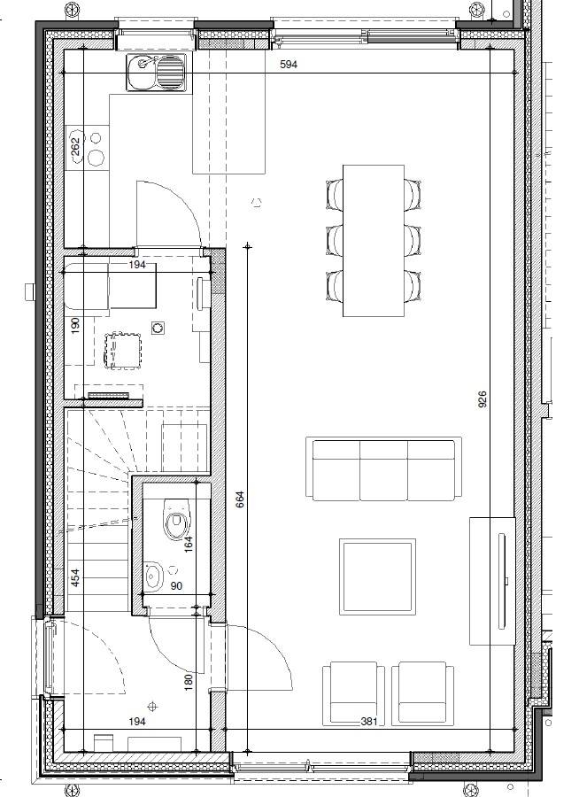 Maison à vendre à Mons 7000 318000.00€ 3 chambres 130.00m² - annonce 496383