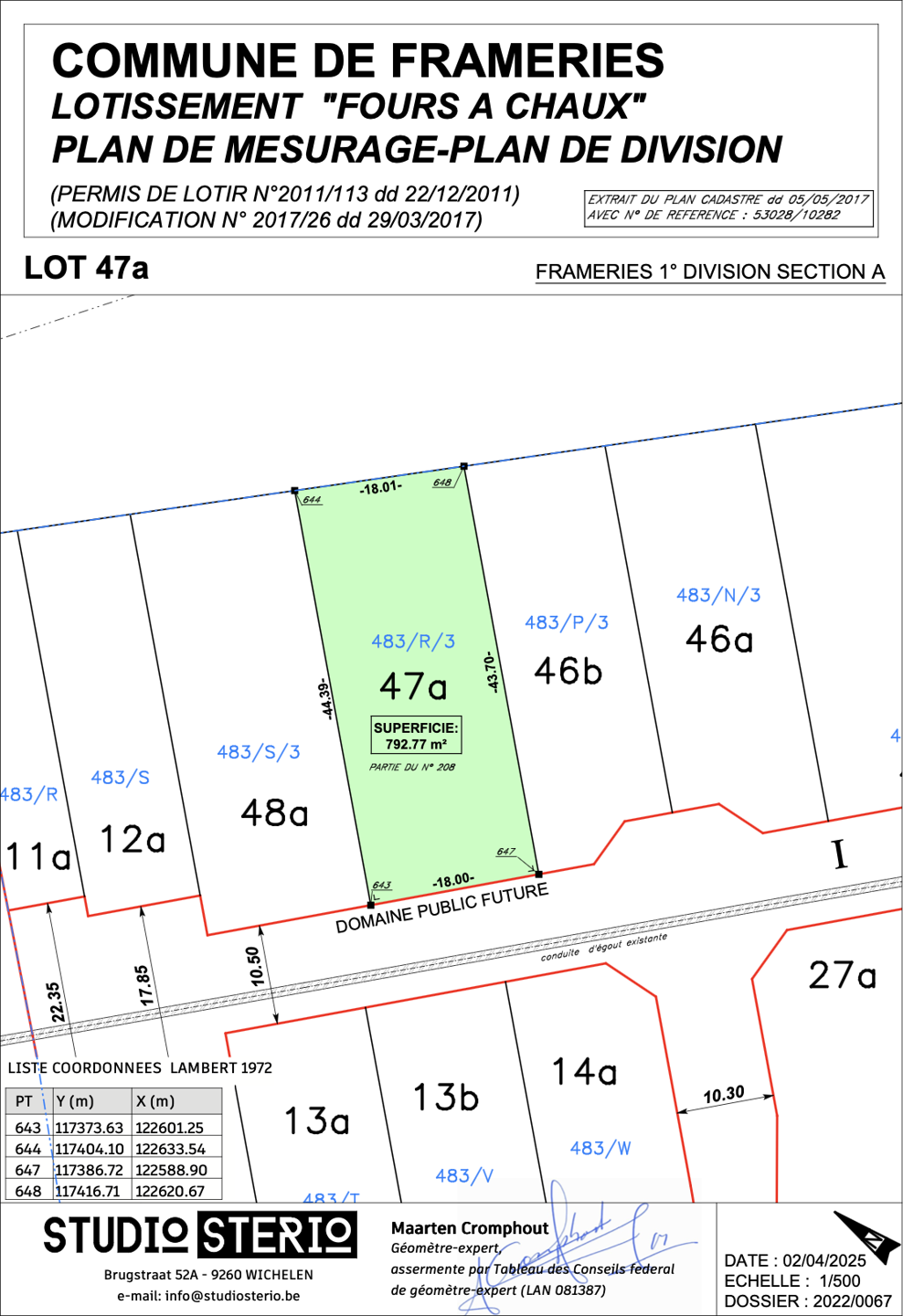 Terrain à vendre à Frameries 7080 90000.00€ chambres m² - annonce 513660