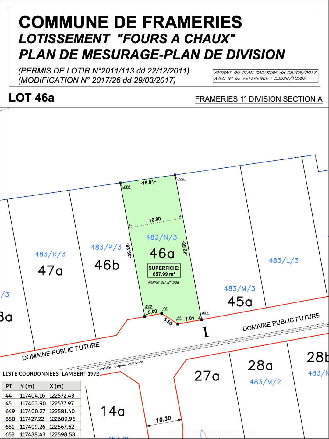 Terrain à vendre à Frameries 7080 80000.00€ chambres m² - annonce 514988