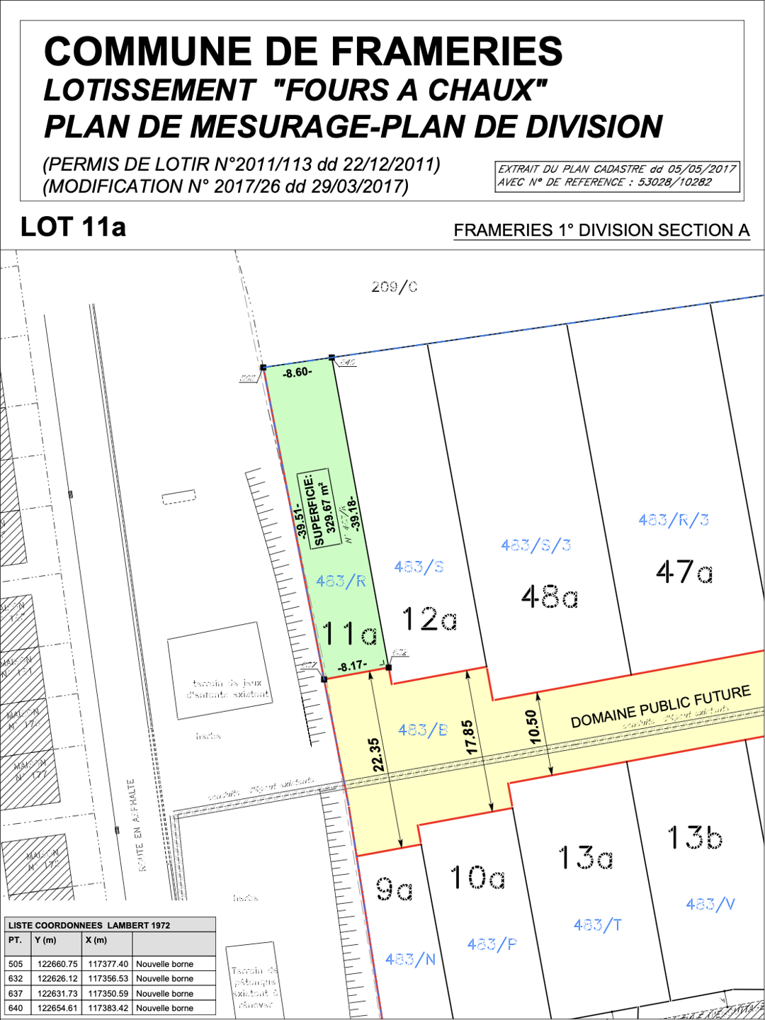 Terrain à vendre à Frameries 7080 50000.00€ chambres m² - annonce 515073
