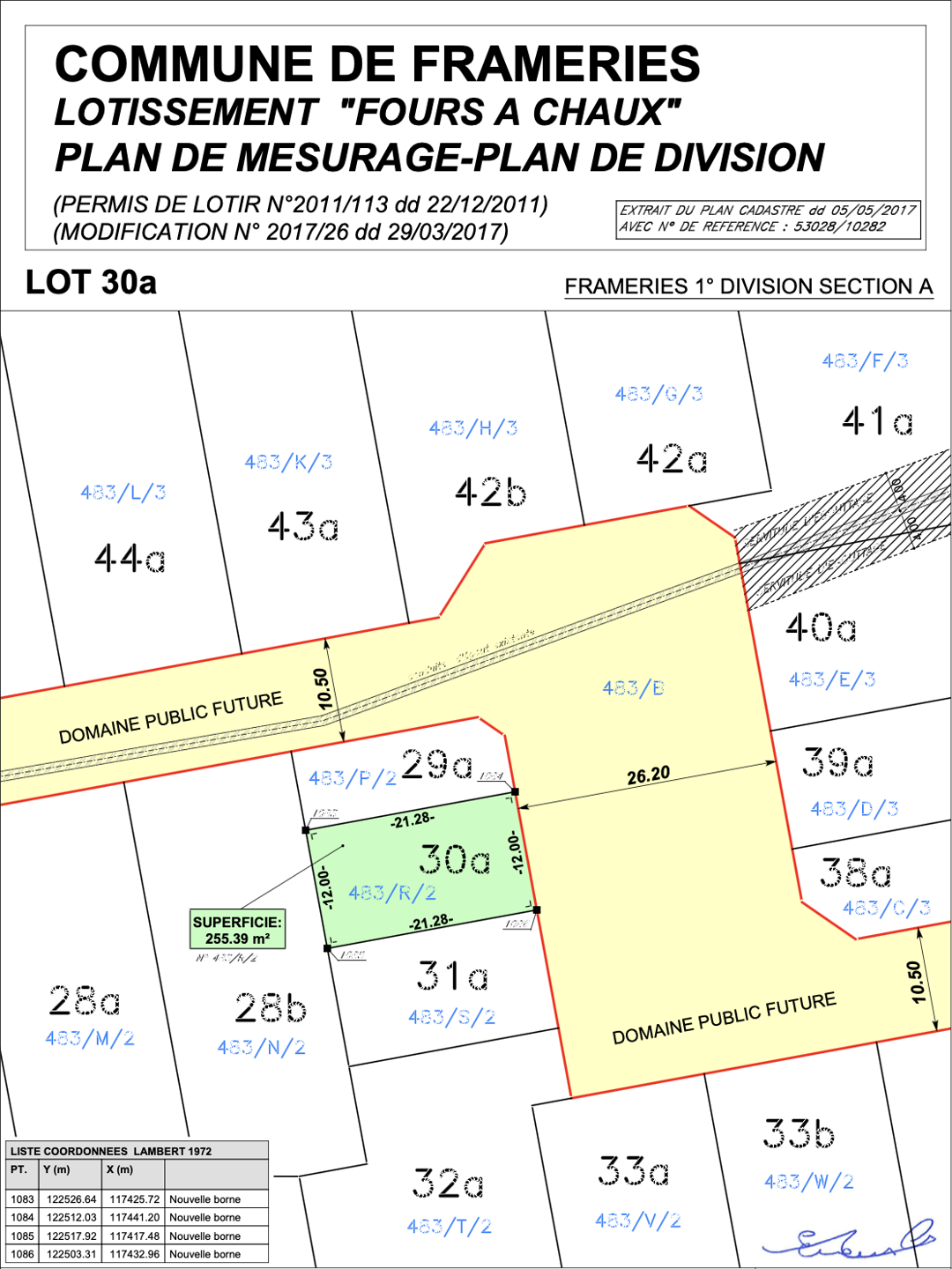 Terrain à vendre à Frameries 7080 50000.00€ chambres m² - annonce 514994
