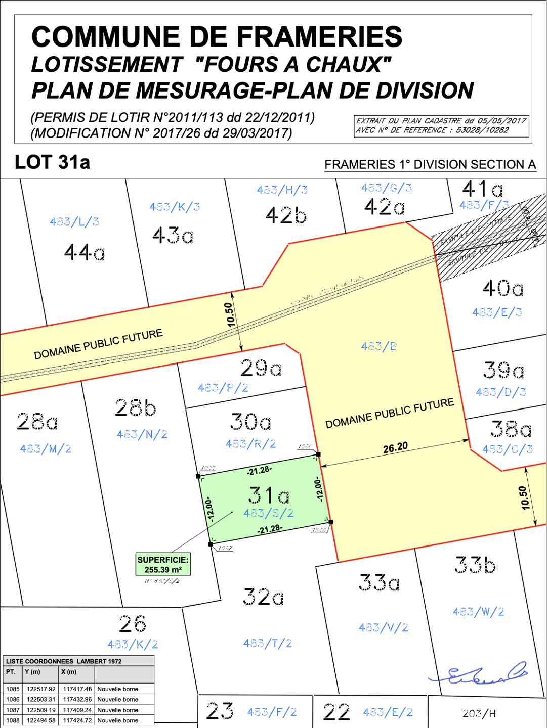 Terrain à vendre à Frameries 7080 50000.00€ chambres m² - annonce 514993