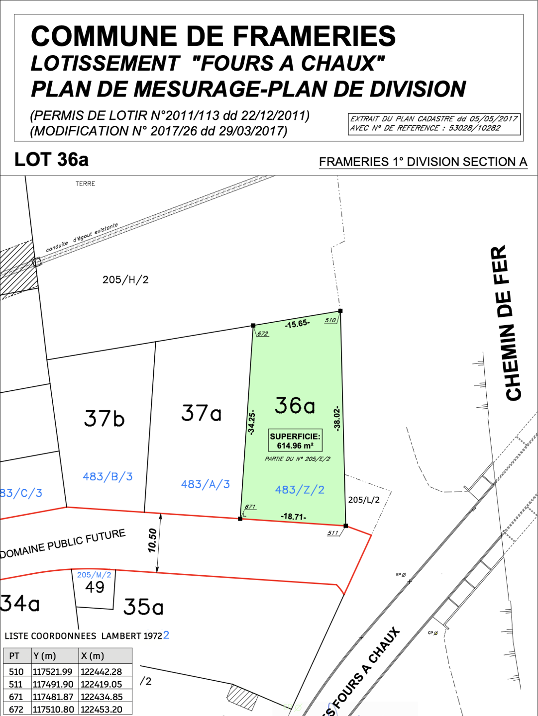 Terrain à vendre à Frameries 7080 0.00€ chambres m² - annonce 514991