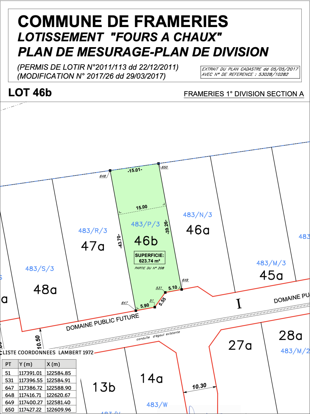 Terrain à vendre à Frameries 7080 75000.00€ chambres m² - annonce 515071