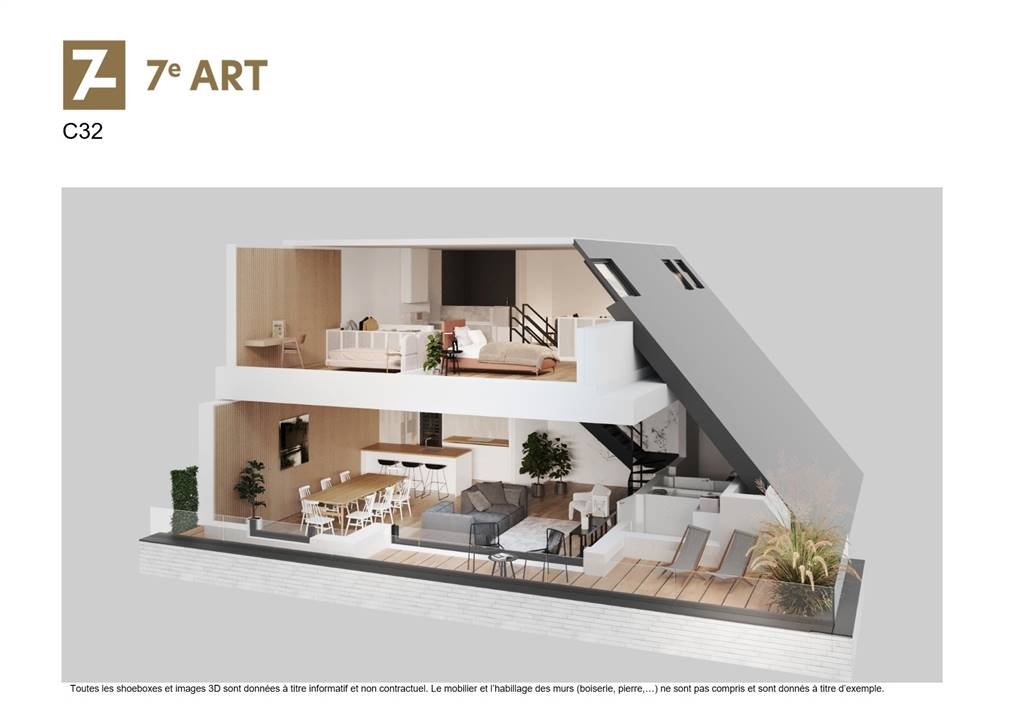Penthouse à vendre à Tournai 7500 466000.00€ 3 chambres 135.30m² - annonce 528156