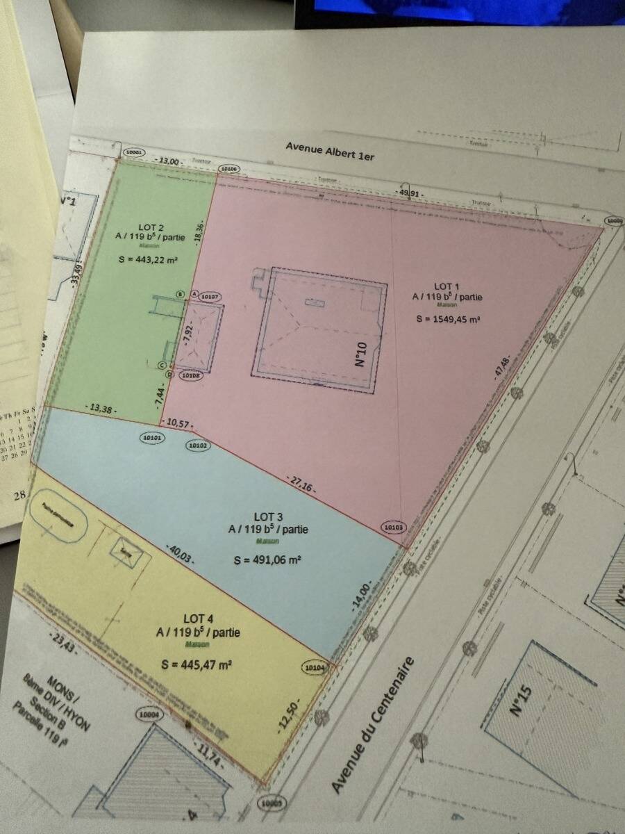 Terrain à vendre à Hyon 7022 120000.00€ chambres m² - annonce 530578