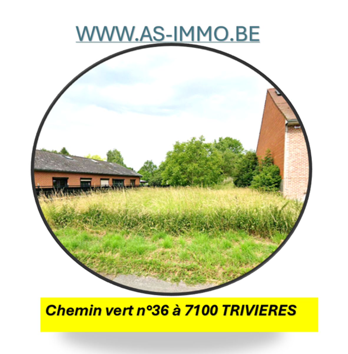 Terrain à vendre à La Louvière 7100 130000.00€ chambres m² - annonce 539475