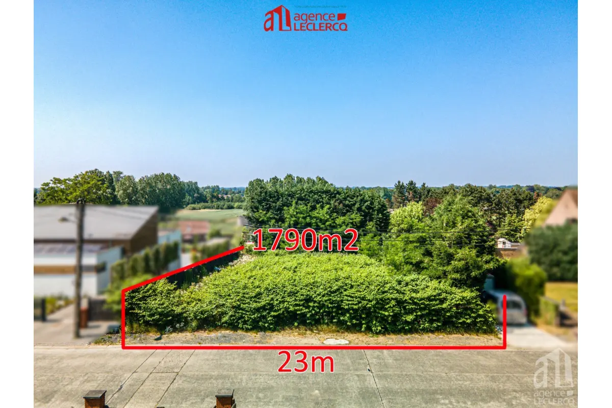 Terrain à vendre à Péruwelz 7600 120000.00€  chambres m² - annonce 541991