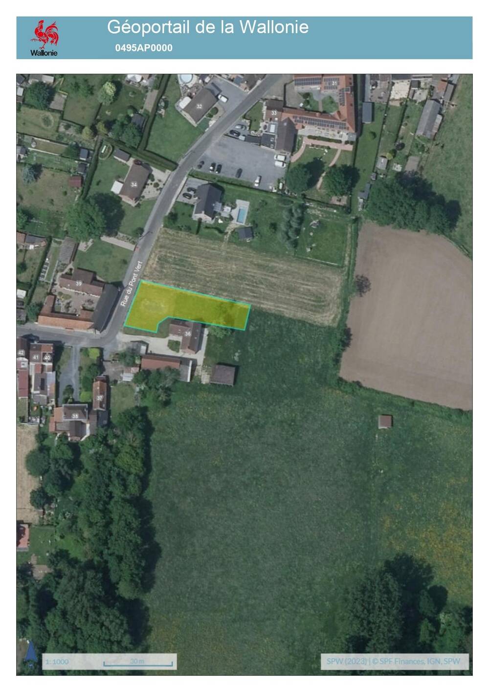 Terrain à bâtir à vendre à Froidmont 7504 70000.00€ chambres m² - annonce 543718