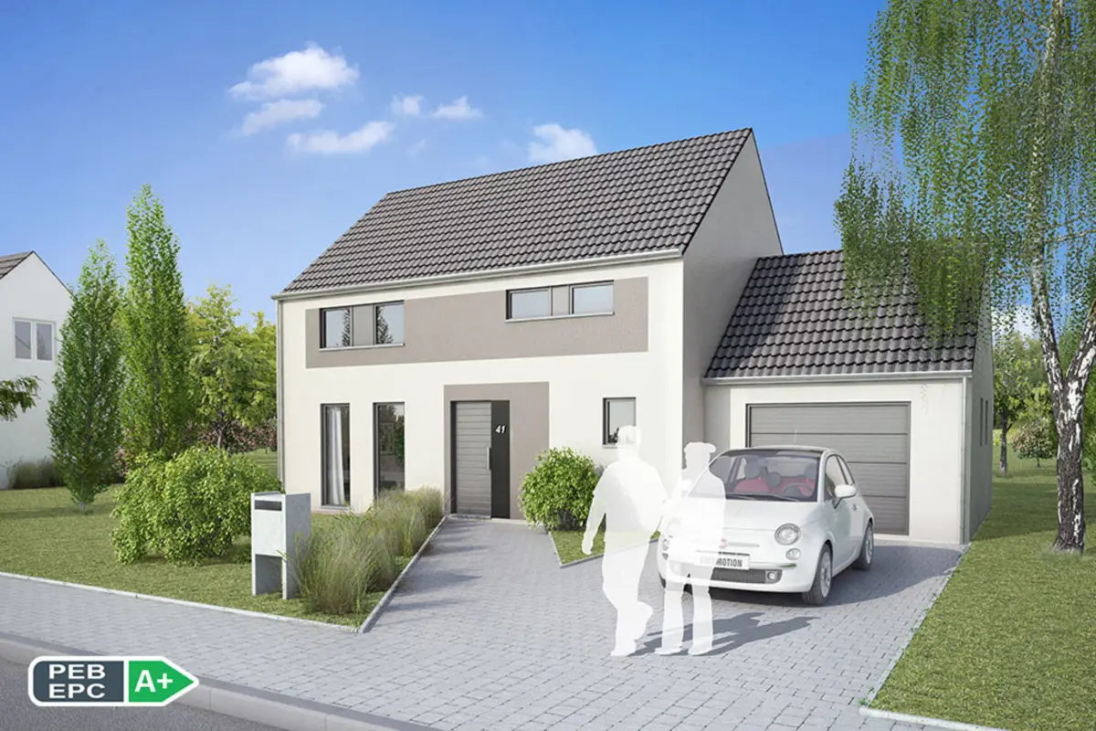 Maison à vendre à Hautrage 7334 381566.00€ 3 chambres 126.00m² - annonce 546357