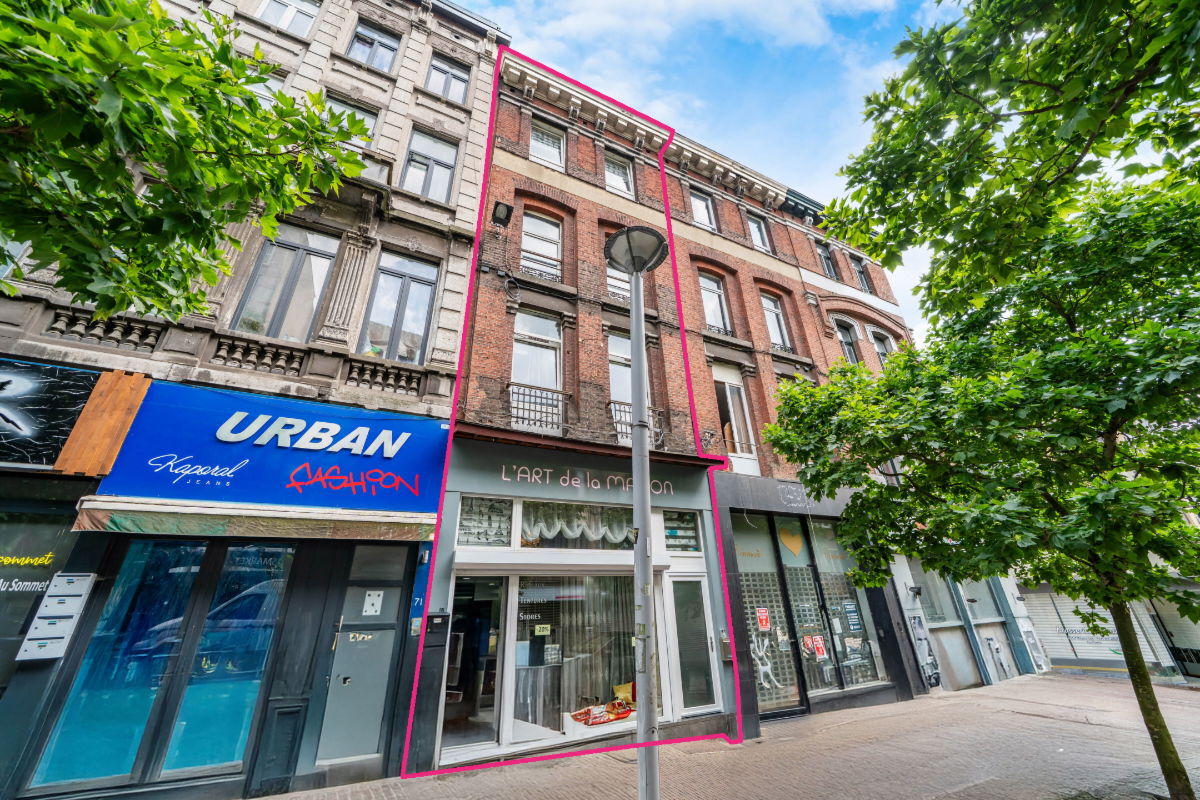 Immeuble mixte à vendre à Charleroi 6000 249000.00€ 3 chambres 182.00m² - annonce 546116