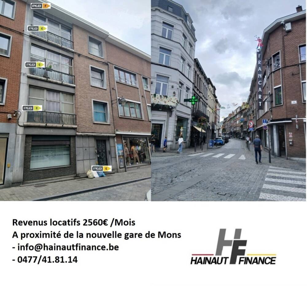 Maison à vendre à Mons 7000 430000.00€ 5 chambres m² - annonce 547561