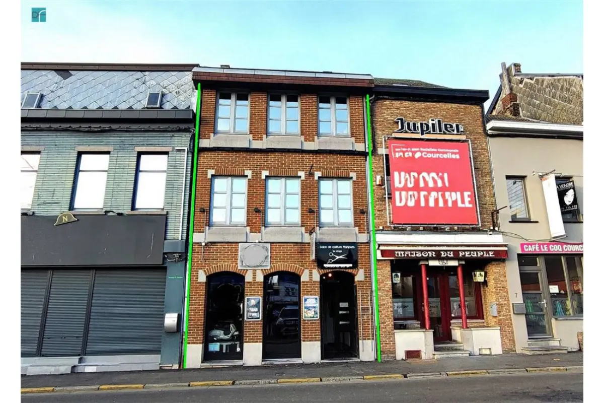 Immeuble mixte à vendre à Courcelles 6180 350000.00€  chambres m² - annonce 551115