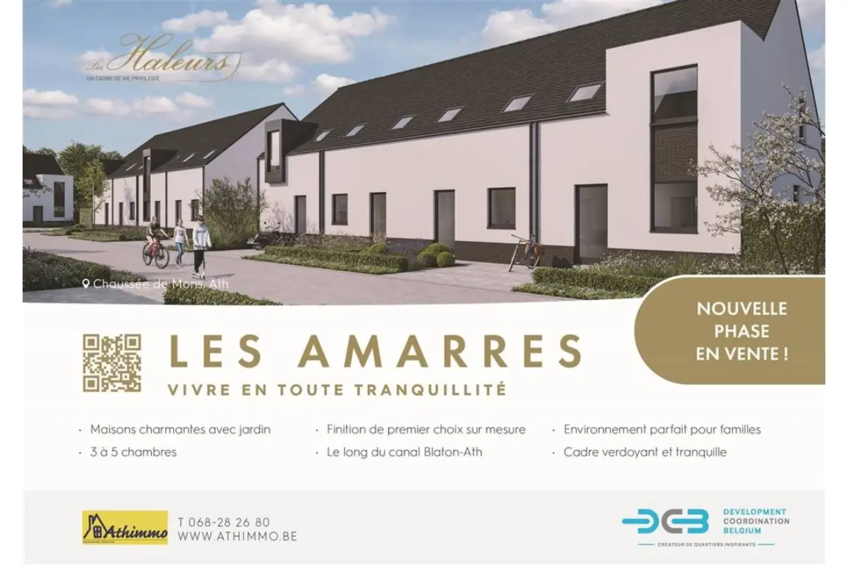 Maison à vendre à Ath 7800 288400.00€ 3 chambres 131.00m² - annonce 550828