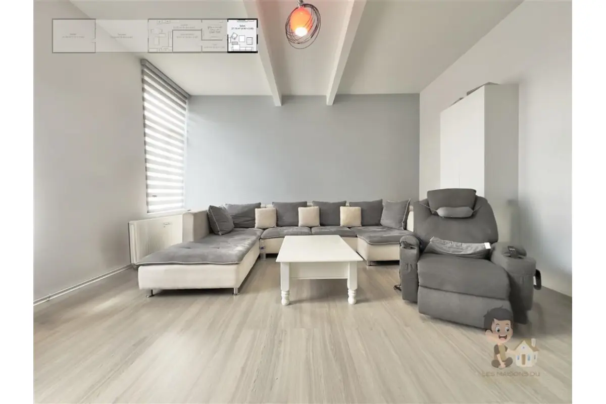 Immeuble de rapport - Immeuble à appartement à vendre à Châtelineau 6200 279900.00€ 3 chambres 144.00m² - annonce 554677