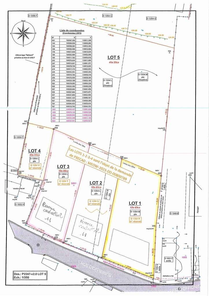 Terrain à vendre à Dour 7370 100000.00€  chambres m² - annonce 578976
