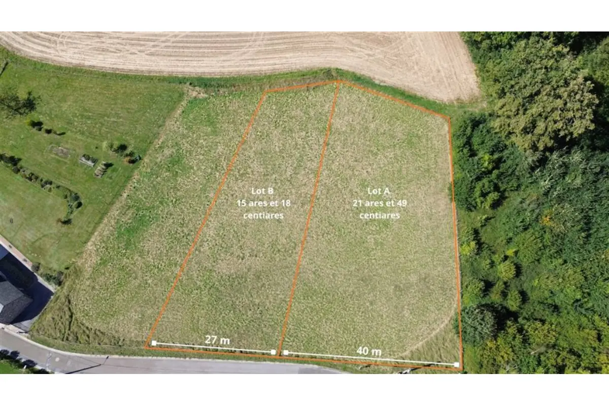 Terrain à vendre à Presles 6250 120000.00€  chambres m² - annonce 589250