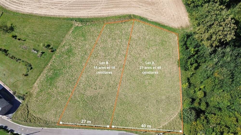 Terrain à vendre à Presles 6250 120000.00€  chambres m² - annonce 589250