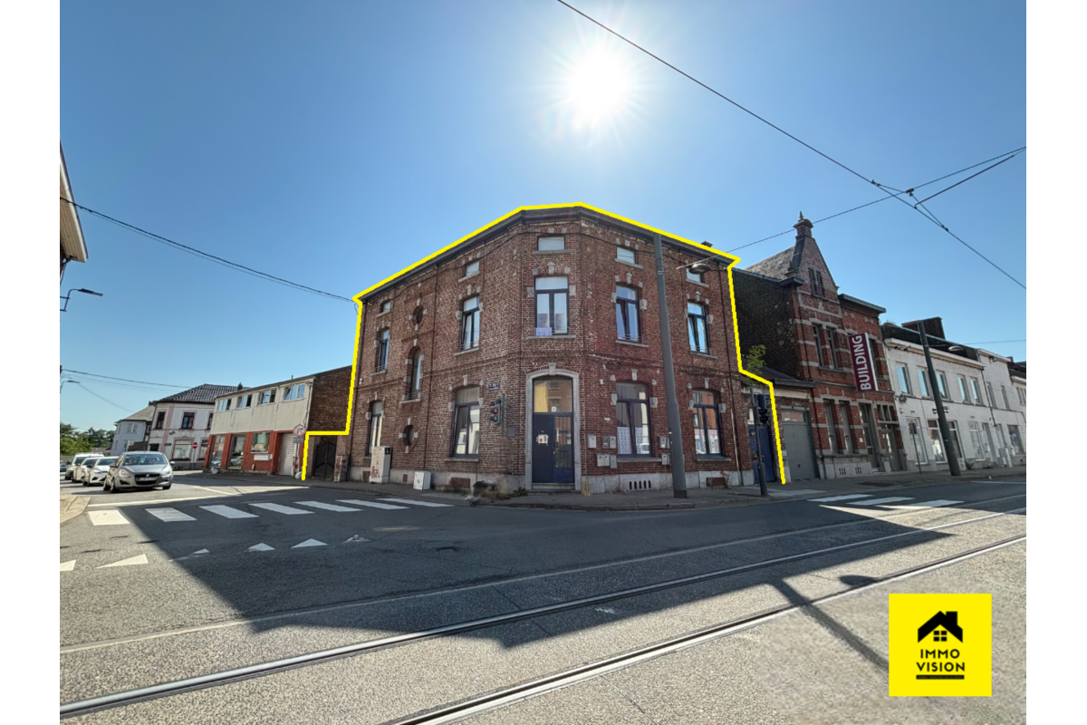 Immeuble de rapport - Immeuble à appartement à vendre à Jumet 6040 525000.00€ 9 chambres m² - annonce 589557