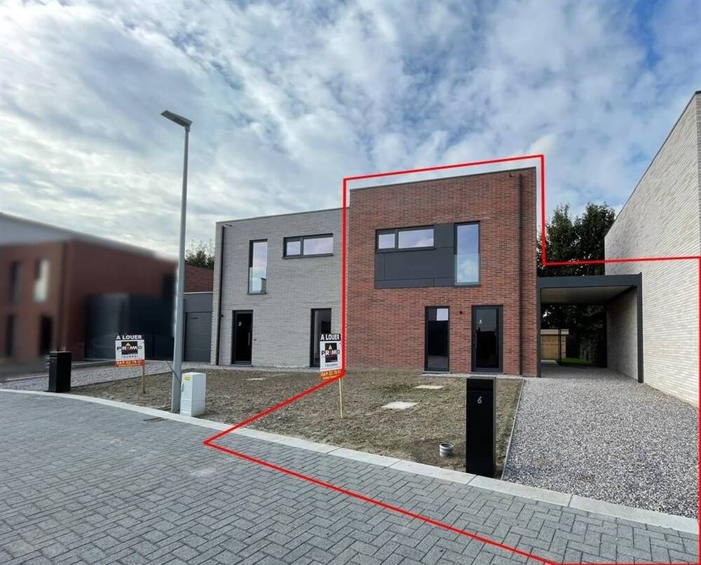 Maison à louer à Templeuve 7520 1150.00€ 3 chambres 110.00m² - annonce 593923