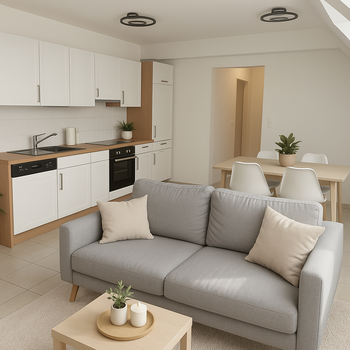 Appartement à louer à Mons 7000 1150.00€ 1 chambres 57.00m² - annonce 594418