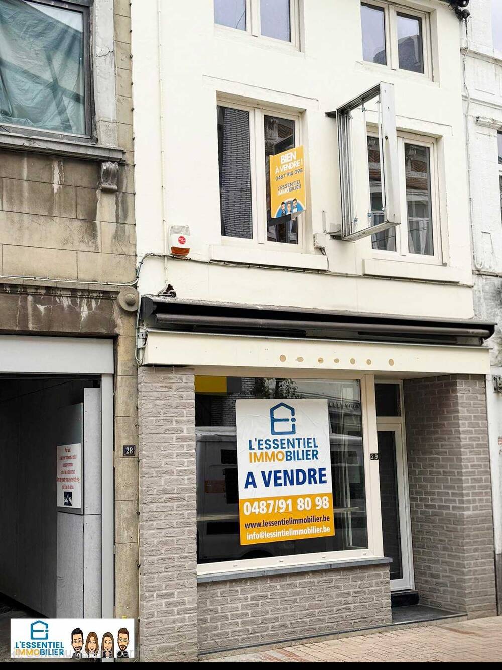 Immeuble de rapport - Immeuble à appartement à vendre à Bouffioulx 6200 125000.00€ chambres 125.00m² - annonce 597041