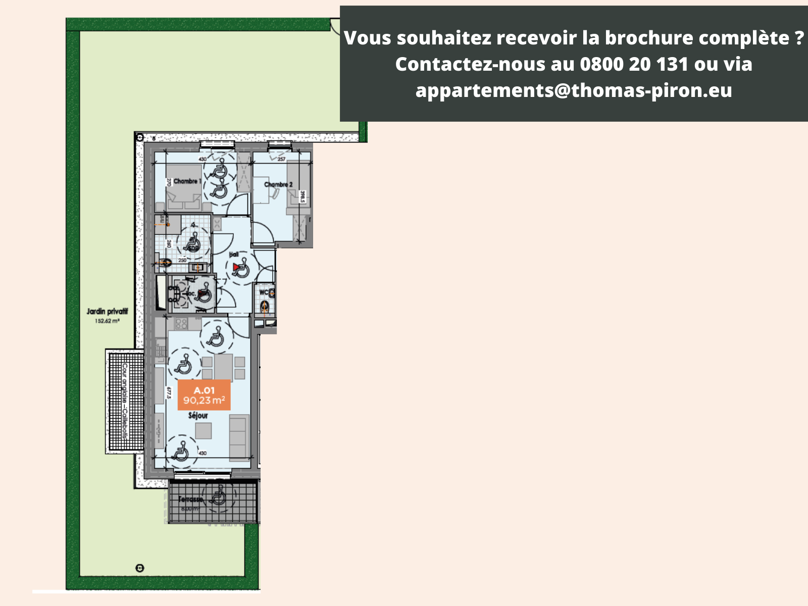 Appartement à vendre à Mons 7000 255471.00€ 2 chambres 90.00m² - annonce 602781