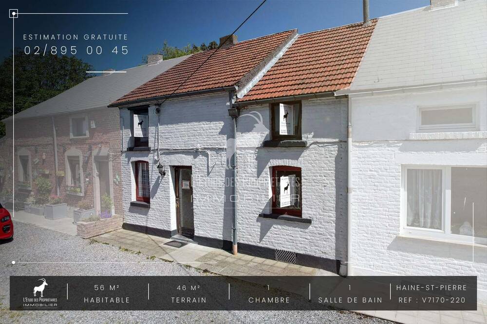 Maison à  à Haine-Saint-Pierre 7100 495.00€ 1 chambres 56.00m² - annonce 603467