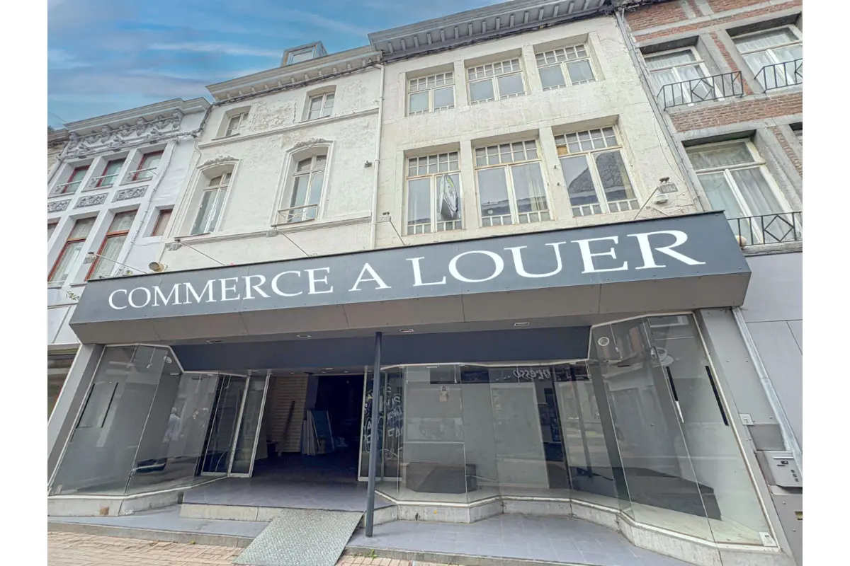 Commerce à louer à Châtelet 6200 1290.00€  chambres 150.00m² - annonce 607660