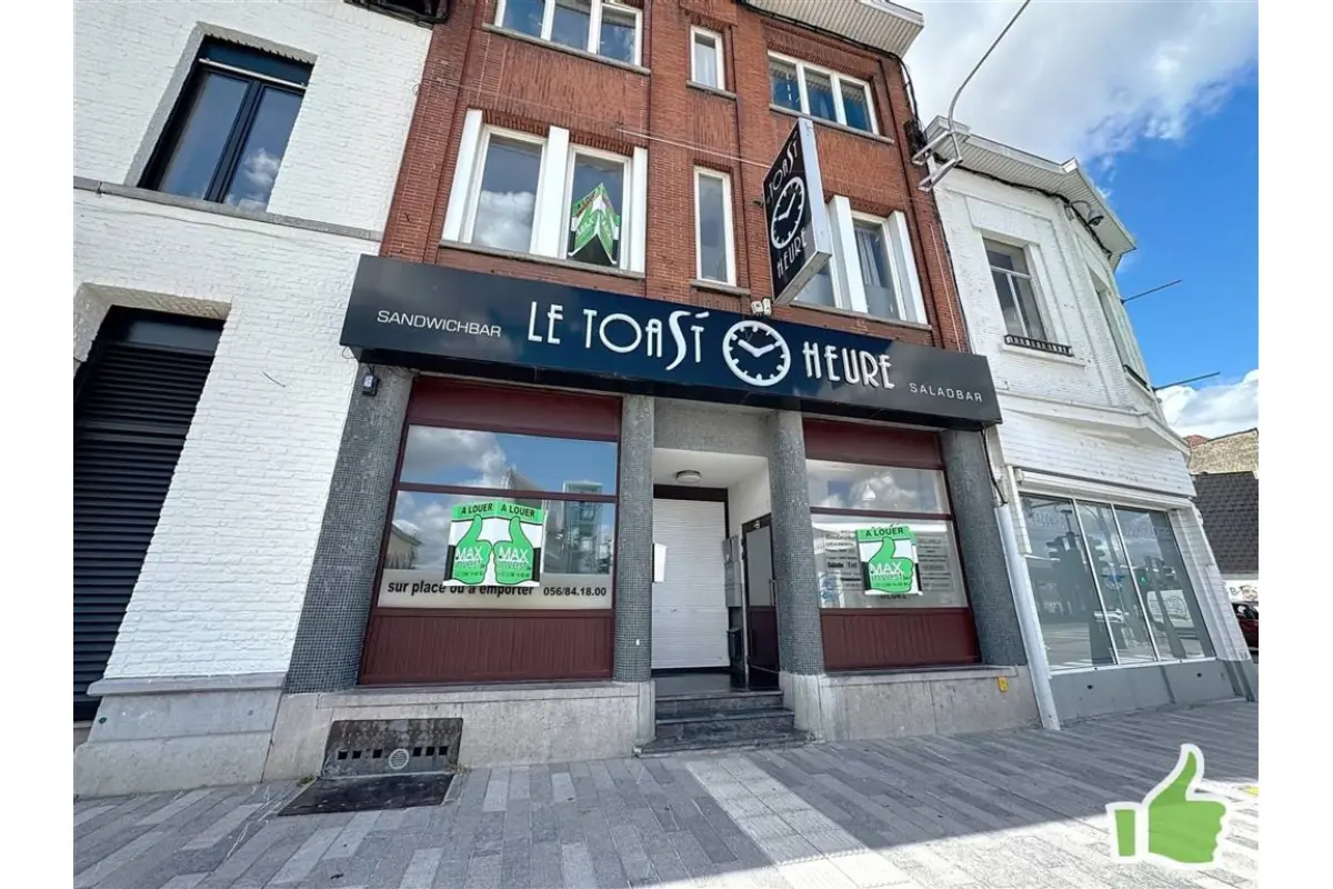 Commerce à louer à Mouscron 7700 1700.00€ 1 chambres m² - annonce 608208