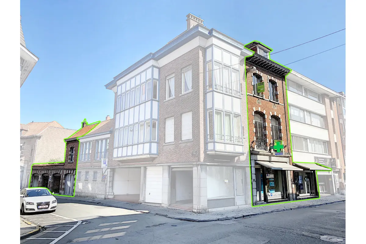 Immeuble de rapport - Immeuble à appartement à vendre à Tournai 7500 590000.00€ 5 chambres 235.00m² - annonce 609477