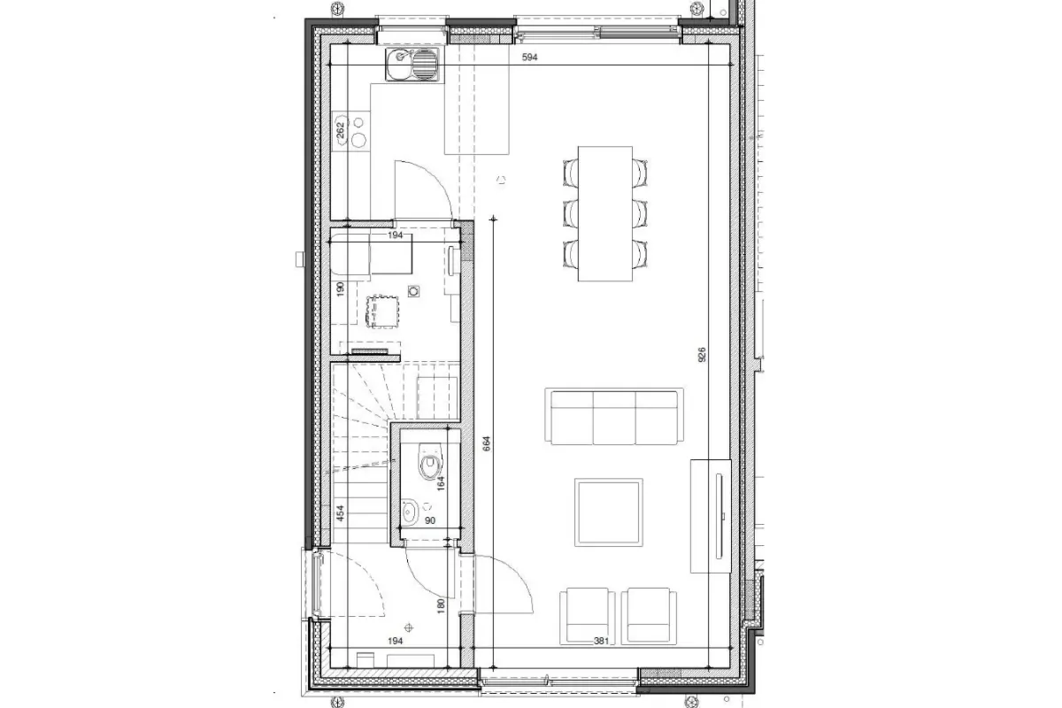 Maison à vendre à Mons 7000 319000.00€ 3 chambres 130.00m² - annonce 609721
