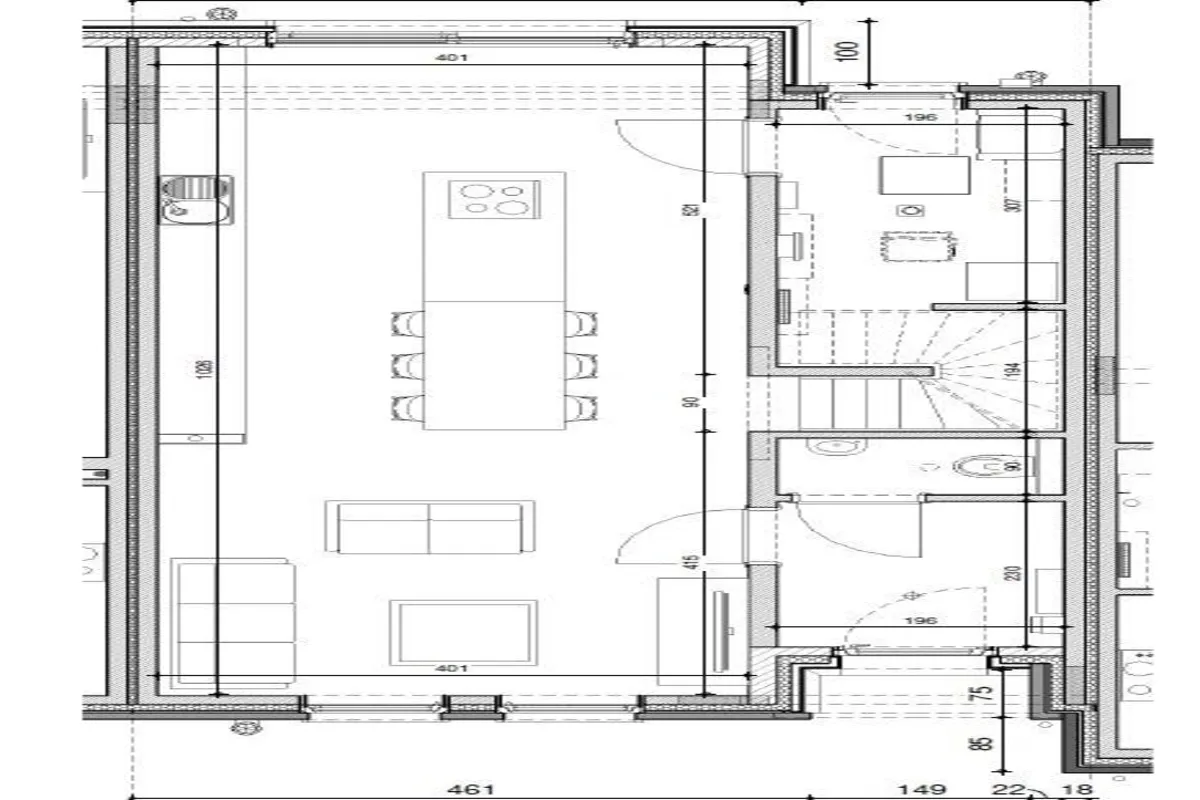 Maison à vendre à Mons 7000 319000.00€ 3 chambres 160.00m² - annonce 609719