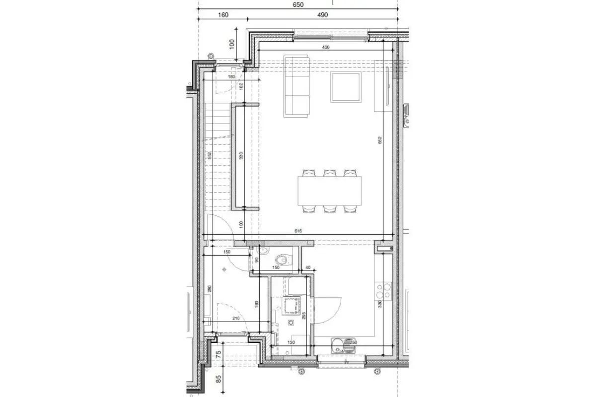 Maison à vendre à Mons 7000 315000.00€ 3 chambres 160.00m² - annonce 609720