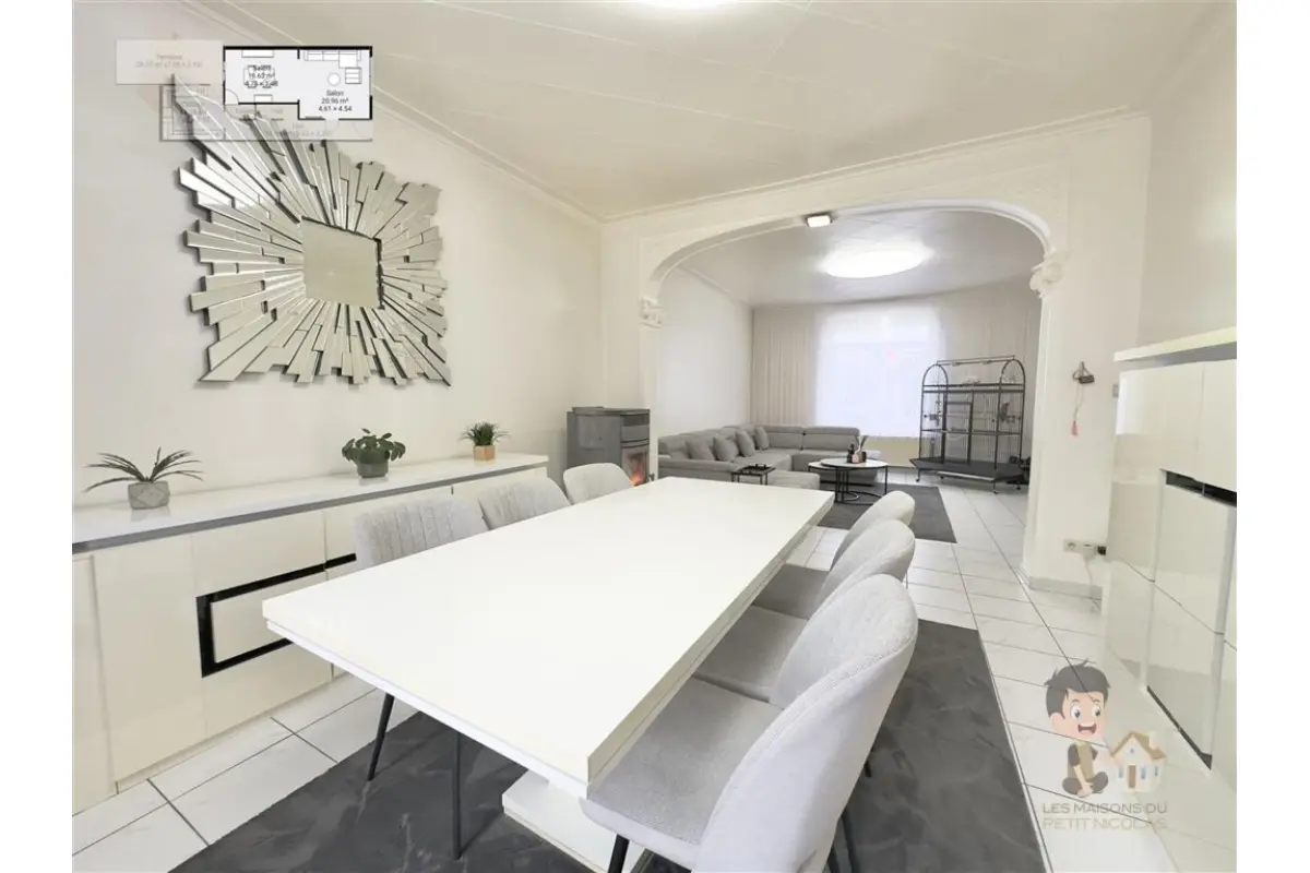 Maison à vendre à Farciennes 6240 249900.00€ 3 chambres 204.00m² - annonce 612305