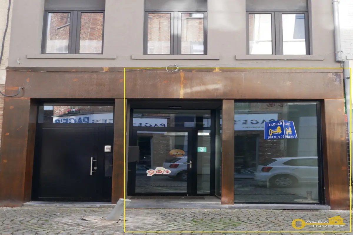 Commerce à louer à Binche 7130 650.00€  chambres 75.00m² - annonce 614001