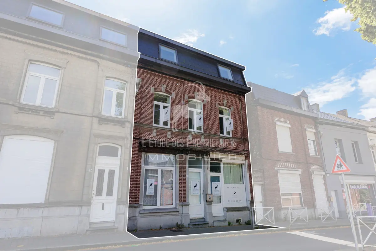 Immeuble mixte à vendre à La Hestre 7170 179000.00€ 5 chambres 349.00m² - annonce 614797