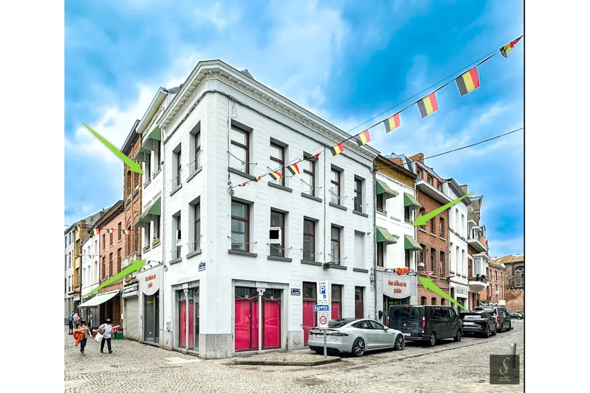 Immeuble mixte à vendre à Binche 7130 350000.00€ 3 chambres m² - annonce 615285