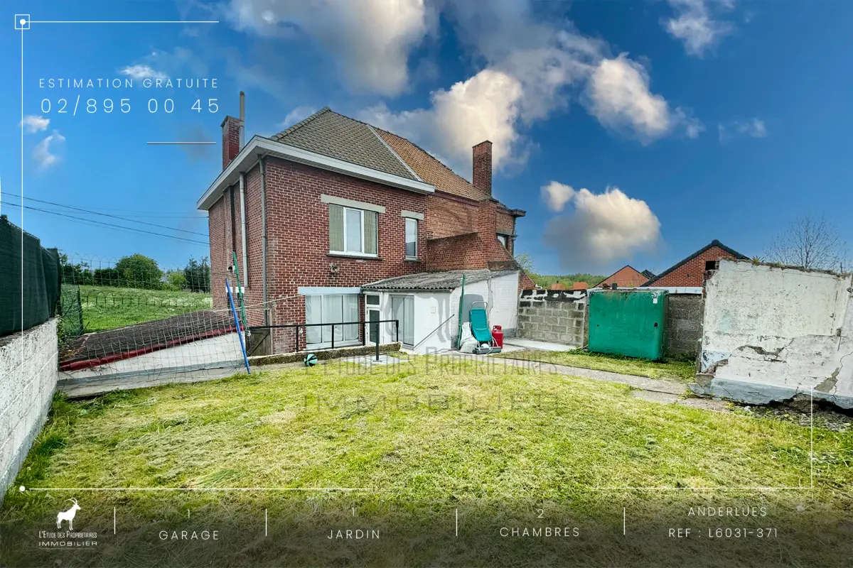 Maison à  à Anderlues 6150 600.00€ 2 chambres 99.00m² - annonce 616097