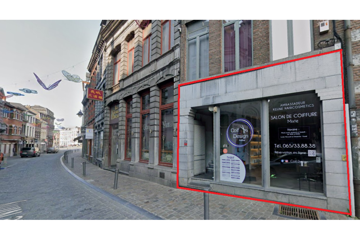 Commerce à louer à Mons 7000 1200.00€  chambres 80.00m² - annonce 622976