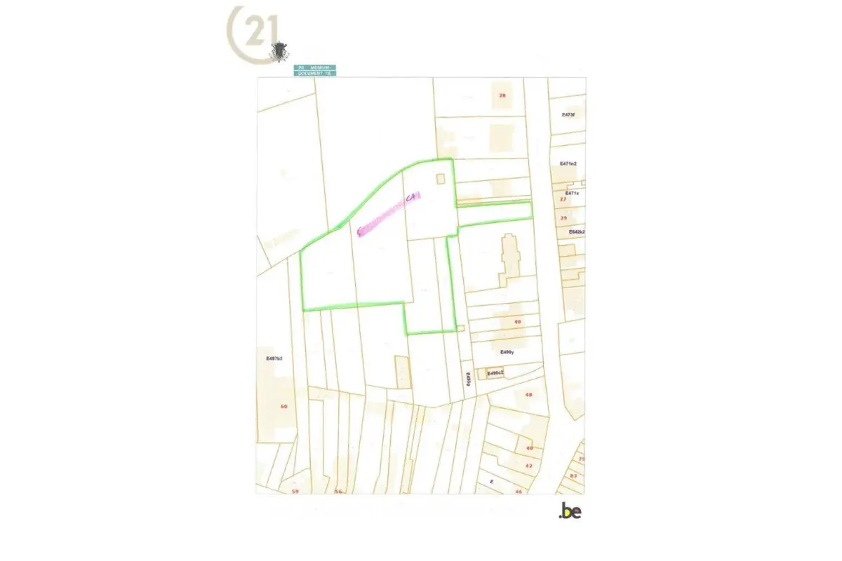 Terrain à vendre à Péruwelz 7600 80000.00€  chambres m² - annonce 641003