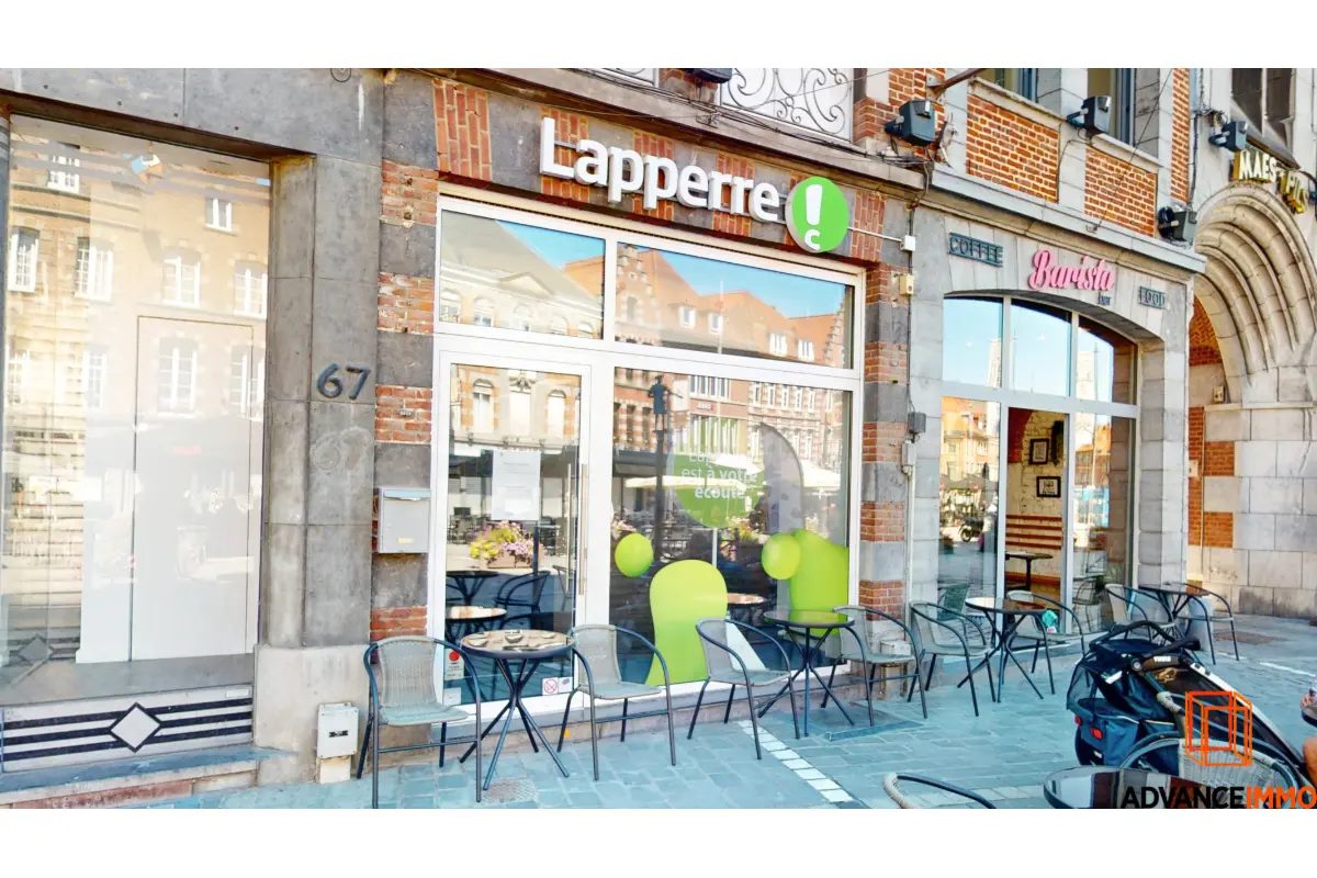 Commerce à louer à Tournai 7500 1500.00€  chambres 66.00m² - annonce 640824