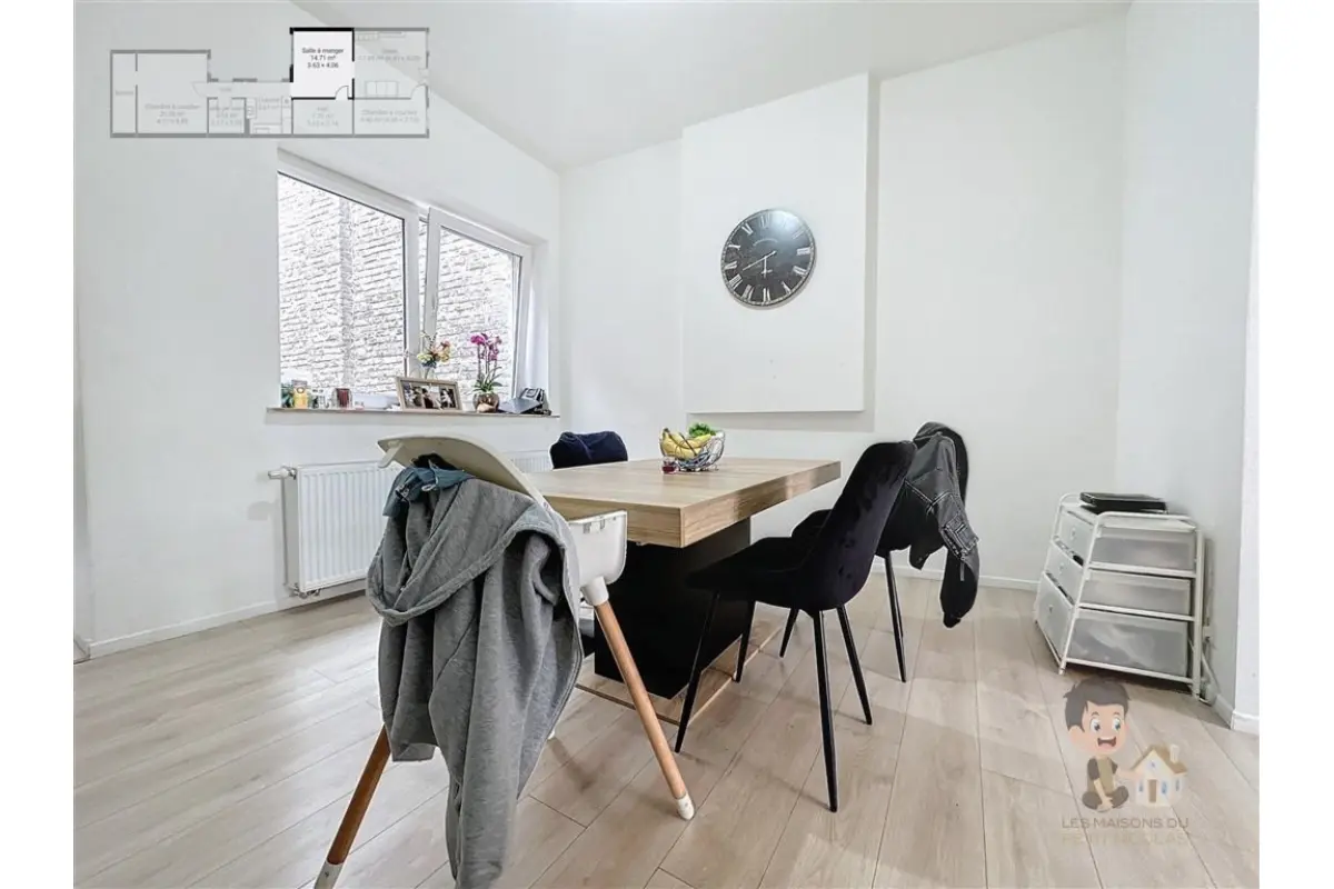 Appartement à  à Charleroi 6000 124900.00€ 2 chambres 90.00m² - annonce 644161