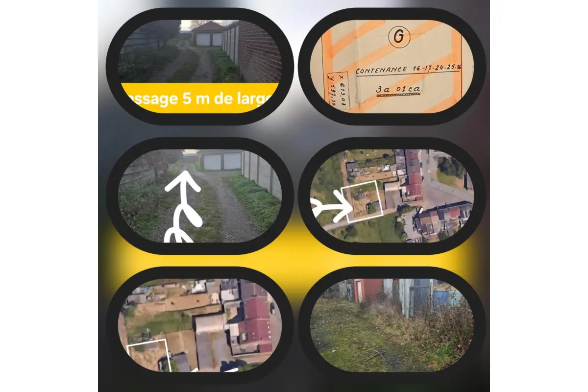 Terrain à vendre à Flénu 7012 22500.00€  chambres m² - annonce 676711