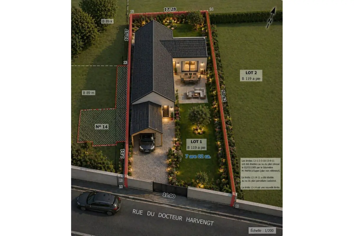Terrain à bâtir à vendre à Genly 7040 75000.00€  chambres m² - annonce 661374